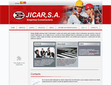 Tablet Screenshot of jicarsa.com